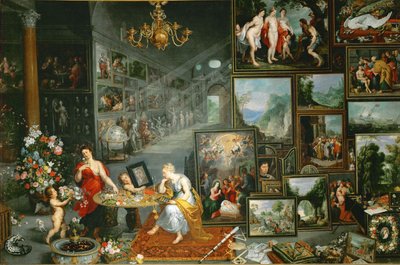 Allegorie des Sehens von Jan the Elder Brueghel