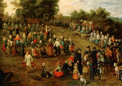 Volkstanz vor den Erzherzögen von Jan the Elder Brueghel