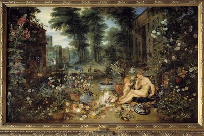 Geruch. Allegorie der fünf Sinne. Gemälde von Jan I Brueghel genannt De Velours (1568-1625) von Jan the Elder Brueghel