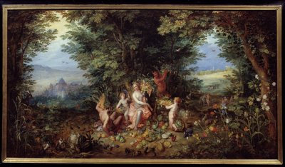 Die vier Elemente: Die Erde von Jan the Elder Brueghel