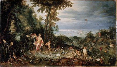 Die vier Elemente: Allegorie des Wassers von Jan the Elder Brueghel