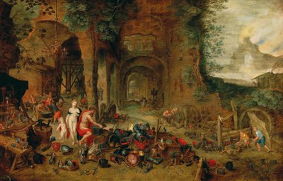 Venus in der Schmiede des Vulkan von Jan the Younger (workshop) Brueghel