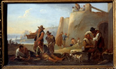 Der neapolitanische Barbier von Jan van Bike Miel