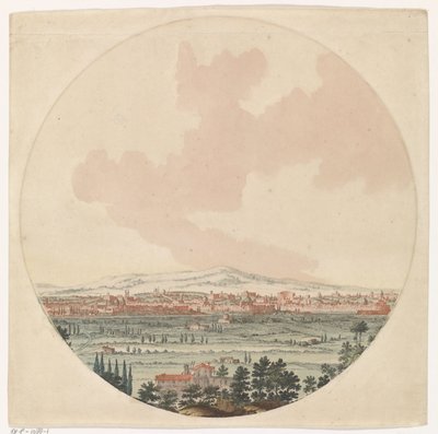 Ansicht der Stadt Rom und der umliegenden Landschaft von Jan van Call (I) (possibly)