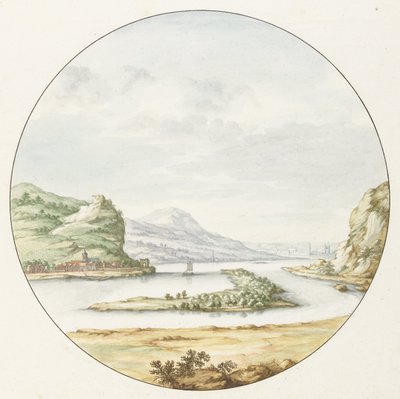 Ansicht des Rheins bei Hammerstein von Jan van Call (I)