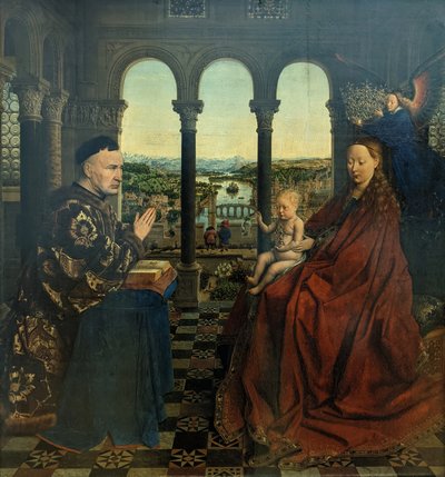 Die Madonna des Kanzlers Rolin von Jan van Eyck