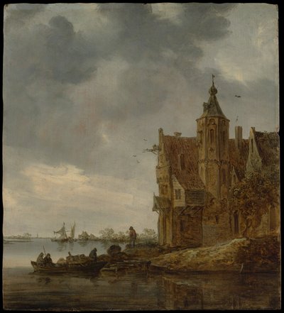 Landhaus am Wasser von Jan van Goyen