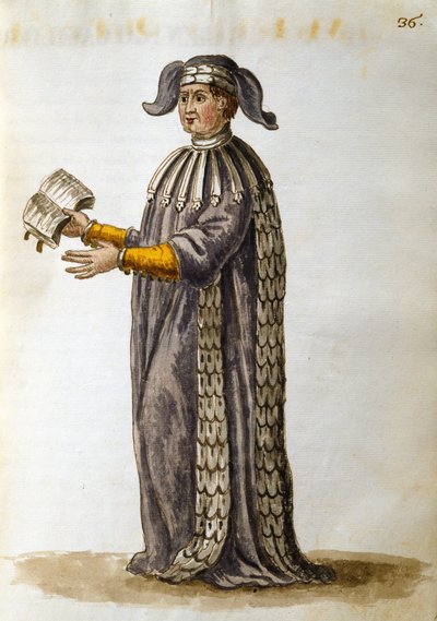 Ein gelehrter Akademiker von Jan van Grevenbroeck