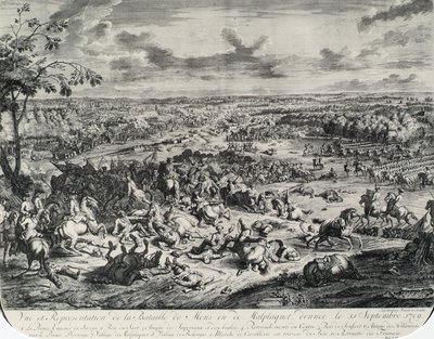 Schlachtenbilder aus: Dumont et Rousset, Histoire militaire du Prinz Eugen (1663–1736), Folge von acht Kupferstichen von Jan van Huchtenburgh