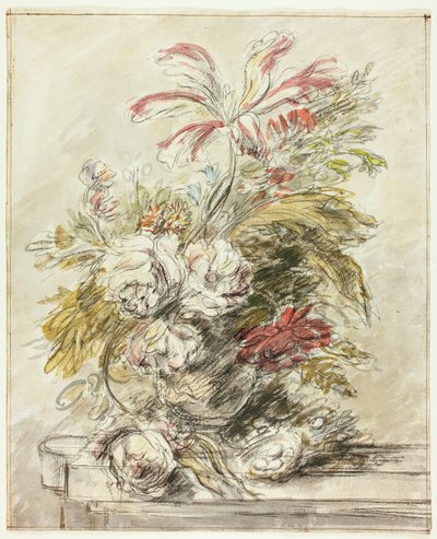 Ein Blumenstück von Jan van Huysum