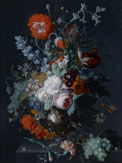 Stillleben mit Blumen und Früchten, ca. 1715 von Jan van Huysum