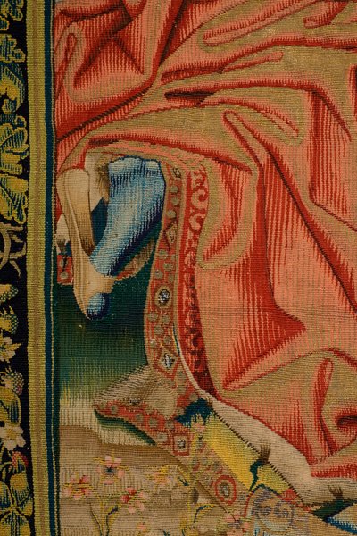 Patrimonio Nacional (Despedida de Cristo/Despedida de Cristo/Christus neemt afscheid van zijn moeder). Serie: El Dosel de Carlos V/De hemel van Karel V. von Jan van II Coninxloo