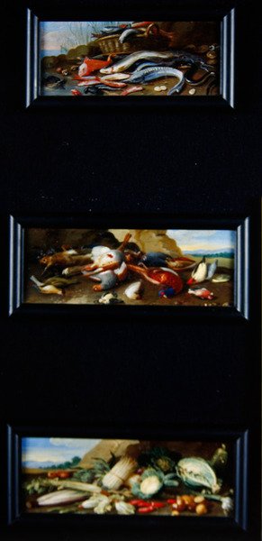 Stillleben - Fisch, Wild, Gemüse von Jan van Kessel the Elder