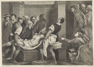 Auferweckung des Lazarus von Jan van Troyen