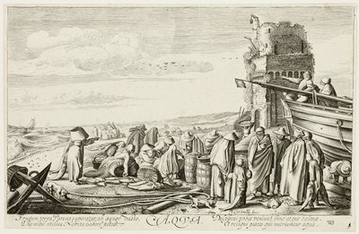 Wasser, Platte drei aus Die vier Elemente von Jan van de Velde II