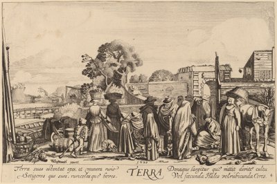 Erde von Jan van de Velde II after Willem Buytewech