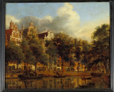 Ansicht der Herengracht in Amsterdam von Jan van der Heyden