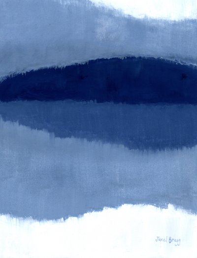 Abstrakt mit San Juan Inseln, ca. 2021 von Janel Bragg