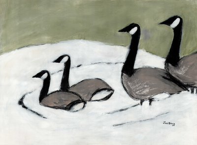Kanadagänse auf Davids Teich, um 2019 von Janel Bragg