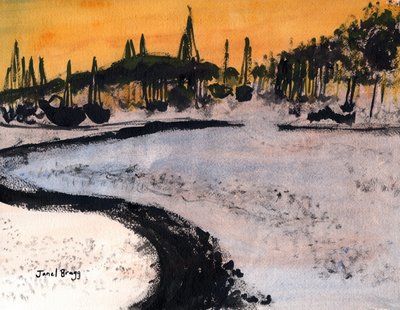 Cap Sante Marina in Tinte, ca. 2020 von Janel Bragg