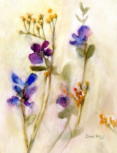 Duftwicke Floral für Cierra, um 2020 von Janel Bragg