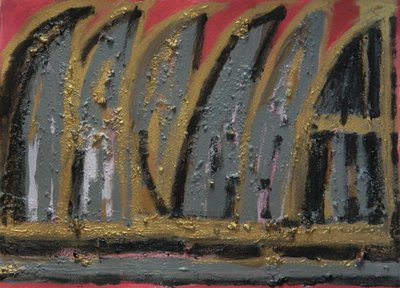 Brennendes Haus, 2013 von Janet McKenzie