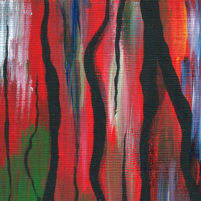 Lebhafter Vertikaler Wald von Janine Brewster