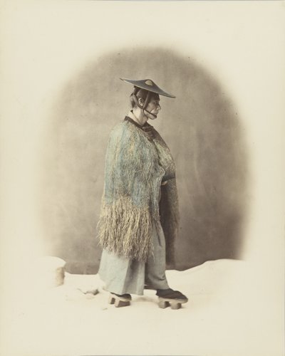 Japanischer Mann in traditioneller Kleidung von Japanese Photographer
