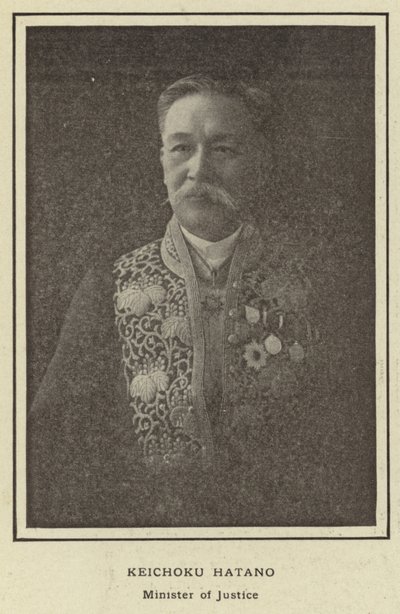 Keichoku Hatano, Justizminister von Japanese Photographer