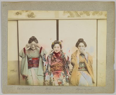 Nichts Böses sehen, nichts Böses hören, nichts Böses sagen von Japanese Photographer