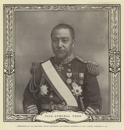 Vizeadmiral Togo von Japanese Photographer