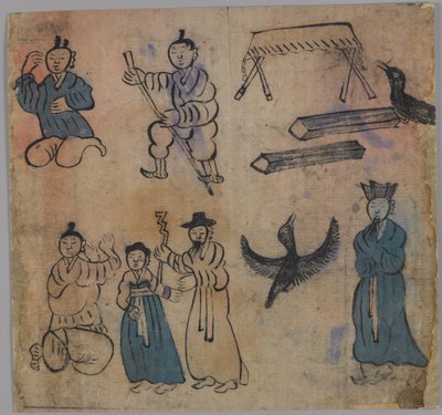 Genreszene, eine von vier von Japanese School