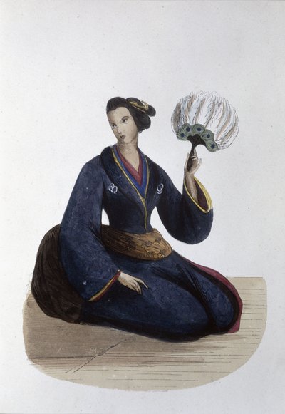 Japanische Dame, 1860 von Japanese School