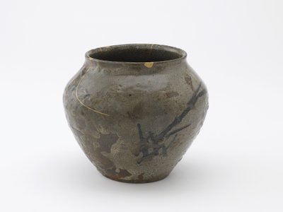 Krug mit Schilfrohrmotiv, Saga Präfektur, Momoyama-Periode, spätes 16.-frühes 17. Jahrhundert von Japanese School