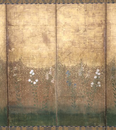 Mond in der Musashi-Ebene von Japanese School