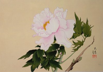 Pfingstrose, veröffentlicht 1950 von Japanese School
