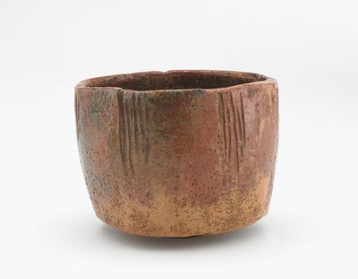 Teeschale, Kopie von Kaga Koetsu, genannt Chigusa, Kyoto, Edo-Zeit von Japanese School