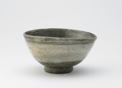 Teeschale, Hakeme-Typ, Edo-Periode, 18.-Mitte 19. Jahrhundert von Japanese School