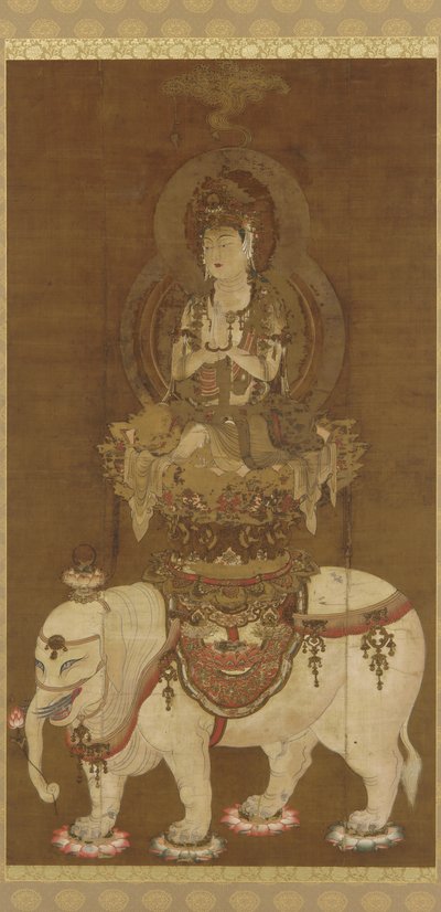 Der Bodhisattva - Fugen (Fugen Bosatsu) Heian-Periode von Japanese School