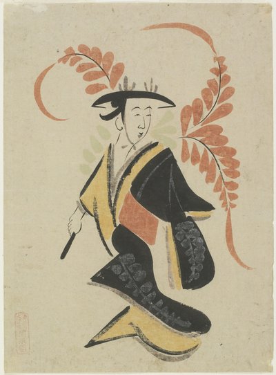Wisteria-Mädchen, spätes 17. - frühes 18. Jahrhundert von Japanese School
