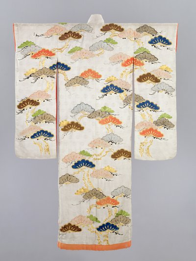 Frauenkimono, Edo-Periode (1600-1868) von Japanese School