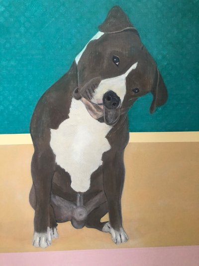 Lieber Hund (Detail) von Jasper Galloway