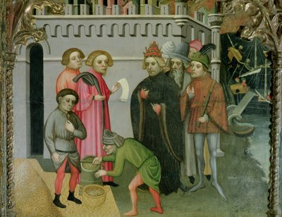 Das wunderbare Kornvermehrung, (Detail) von Jaume Cabrera