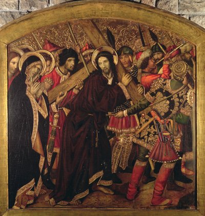 Der Weg nach Golgatha, Blanquers Altarbild von Jaume Huguet