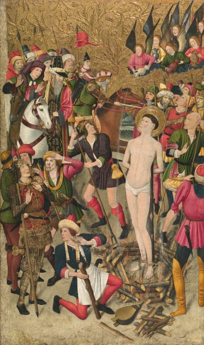 Heiliger Vinzenz am Pfahl von Jaume Huguet