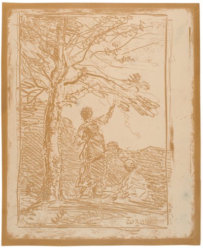 Der Tod und das Mädchen von Jean-Baptiste-Camille Corot