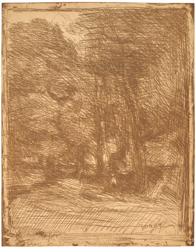 Erinnerung an Bas-Bréau von Jean-Baptiste-Camille Corot