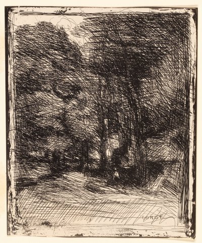Souvenir von Bas-Bréau von Jean-Baptiste-Camille Corot