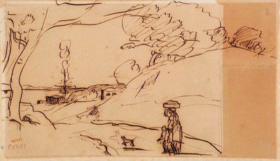 Unbetitelte Landschaft von Jean-Baptiste-Camille Corot