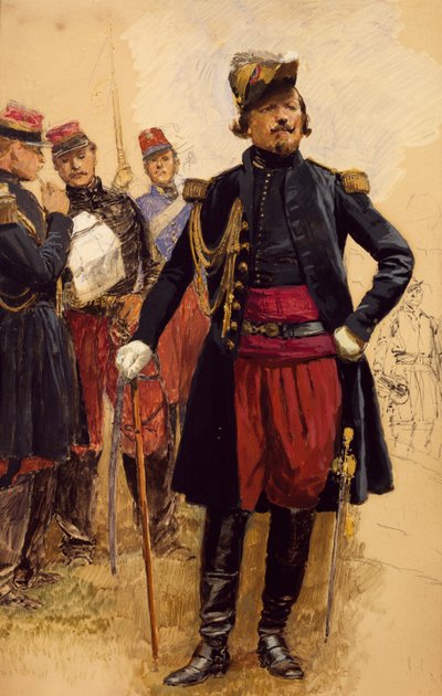 Kommandant der französischen Truppen auf der Krim von Jean Baptiste Edouard Detaille